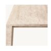 NEW! RH Wyeth Travertine Stone Parsons Dining Table