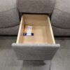 LA-Z-BOY Light Grey Power Double Recliner with Wireless Charging Pad