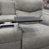 LA-Z-BOY Light Grey Power Double Recliner with Wireless Charging Pad