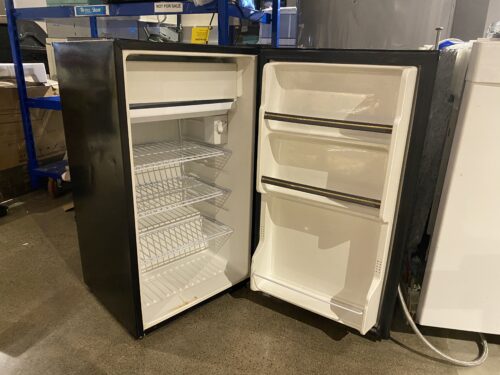 SANYO Slim Black Mini Fridge Model #SR-3620K