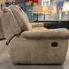 Microsuede Reclining 3 Seater Tan Sofa