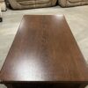 Dark Wood Expandable Coffee Table w/ 2 Drawers