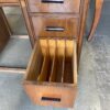 Vintage Waterfall Wooden Executive Desk