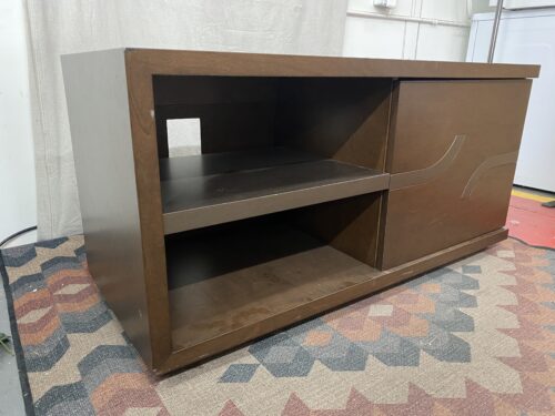 MCM Console Table w/ Cabinet