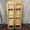 Blonde Foldable 3-Tier Bookshelf