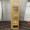 Blonde Foldable 3-Tier Bookshelf