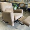 Beige Manual Reclining Armchair