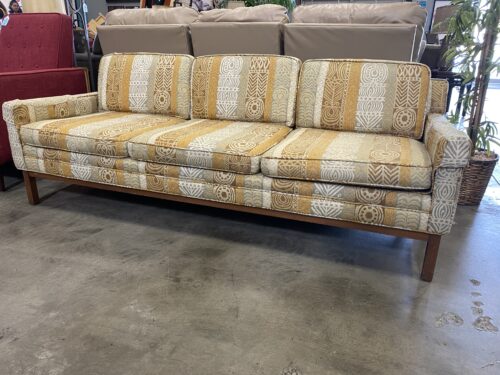 Retro Earth Toned Couch