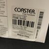 COASTER Roy Espresso Brown Leather Chesterfield Sofa