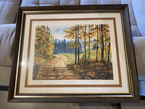 "Down a Dusty Road" Limited Framed Print