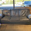 Cool Slate Grey 3-Seater Sofa w/ Angled Arms