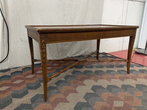 Vintage Floral Accent Table