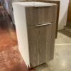 Slim Single Drawer Cabinet w/ Minimal Silver Hardware