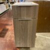 Slim Single Drawer Cabinet w/ Minimal Silver Hardware