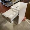 Slim Single Drawer Cabinet w/ Minimal Silver Hardware