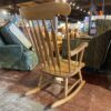 Classic Blonde All-Wood Rocking Chair