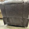 Chocolate Brown rocking Recliner with Nailhead Trim