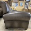 POTTERY BARN Manhattan Roll Arm Leather Manual Reclining Chair