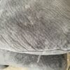 Electric Grey Microfiber 3-Seat Reclining Sofa