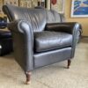 MCCREARY MODERN Dark Grey Rolled Back Armchair