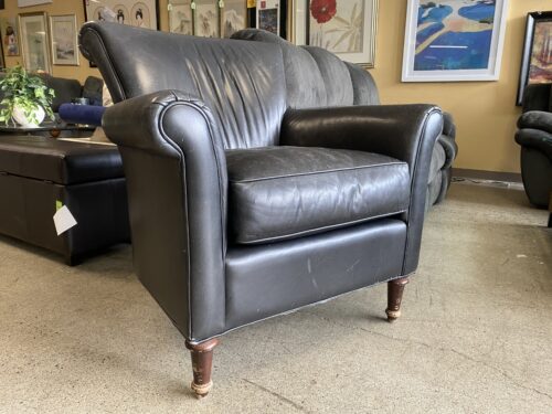 MCCREARY MODERN Dark Grey Rolled Back Armchair