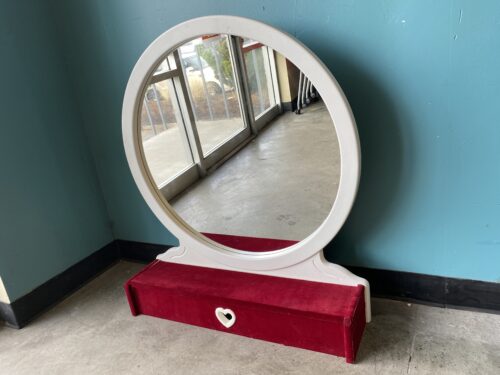 PALLISER Red Velvet Sweetheart Vanity Mirror