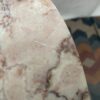 Vintage Petite Pink Marble Topped Side Table