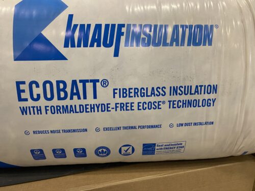 KNAUF INSULATION Fiberglass Insulation with Formaldehyde-Free Ecose 77.5 sqft Model #ECOBAT