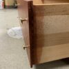 Vintage Orange Stained 4-Drawer Dresser