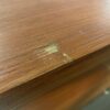 Vintage Orange Stained 4-Drawer Dresser