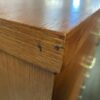 Vintage Orange Stained 4-Drawer Dresser