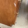 Vintage Orange Stained 4-Drawer Dresser