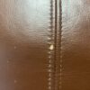 Mission Style Cognac Leather Manual Recliner