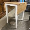 Blonde Drop Leaf Accent Table