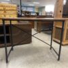 Industrial Style Desk w/ Multi Wood Top