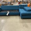 NEW! JOYBIRD Eliot Key largo Zenith Teal Sectional Sleeper Sofa