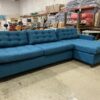 NEW! JOYBIRD Eliot Key largo Zenith Teal Sectional Sleeper Sofa