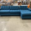 NEW! JOYBIRD Eliot Key largo Zenith Teal Sectional Sleeper Sofa