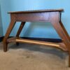 Vintage Wooden Piano Bench with Storage