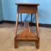 Vintage Wooden Piano Bench with Storage