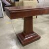 AMERICAN EMPIRE Wooden Pedestal Expandable Card Table