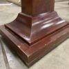 AMERICAN EMPIRE Wooden Pedestal Expandable Card Table