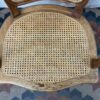 Rattan Wooden Wingback Chair