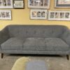 MCM Style Tufted Grey Sofa