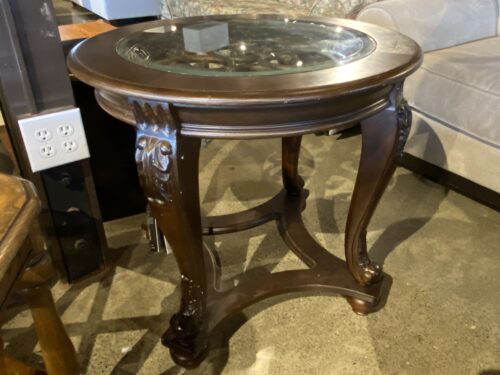 ASHLEY Signature Wrought Iron Look Side Table