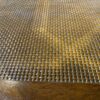 Vintage Octagon Glass Top Two Tier Coffee Table
