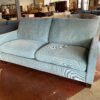 Seasalt Blue Couch with Attached Back Pillows