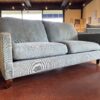 Seasalt Blue Couch with Attached Back Pillows