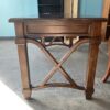 BAYSIDE Wooden Writing Desk with Charging Port