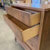 BROYHILL  Vintage Mid-Century Modern Saga Walnut Tall 5 Drawer Dresser